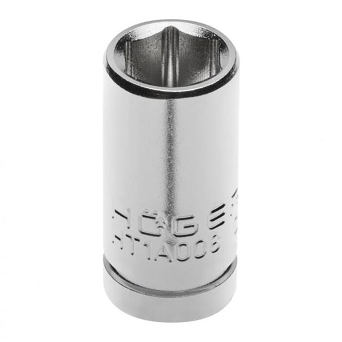 Hogert головка HT1A010, 1/4", 10 мм, CrV50BV30, DIN 3124, шестигранная, AS-drive (HT1A010)