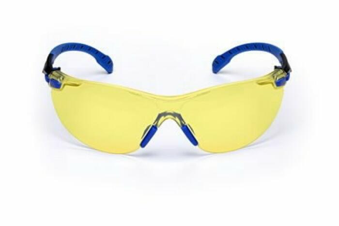 3M Aizsargbrilles Solus 1000 S1103SGA, 0.067kg, dzeltenas lēcas, noņemamas kājiņas, mīksts deguna balsts (S1103SGA)