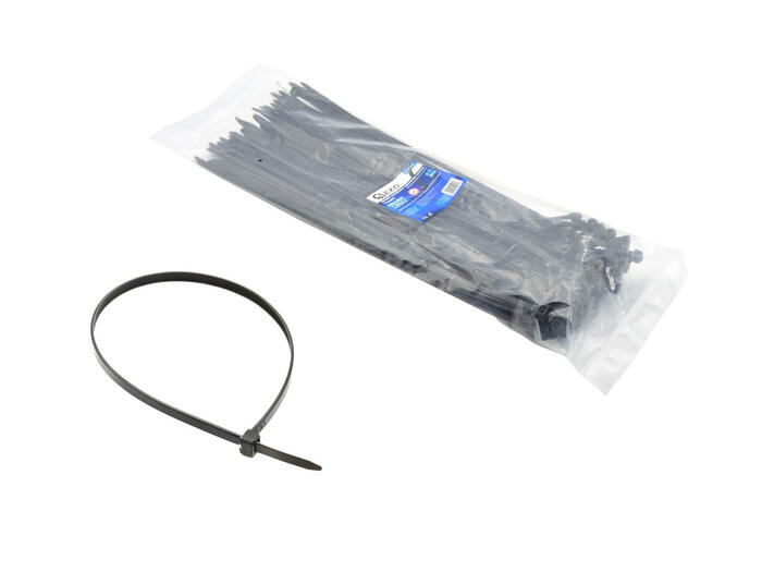 GEKO Nylon kabeli 250x4.8mm, melni