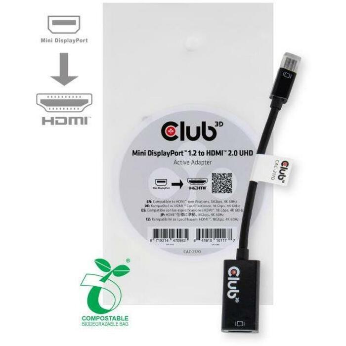 Club3D adapteris CAC-2170 Mini DisplayPort 1