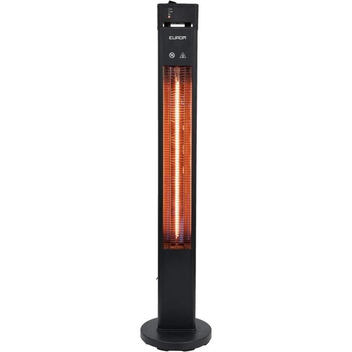 Eurom Q-Tower 2000 RCD, электрический обогреватель для террасы, 335514, 2000 Вт, углеродная лампа, 3 режима (335514)