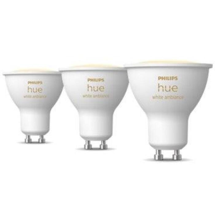 Philips Hue умный прожектор 8720169230095, 4.2 Вт, GU10, 400 лм, 25000 ч, 2200-6500 K, диммируемый (8720169230095)