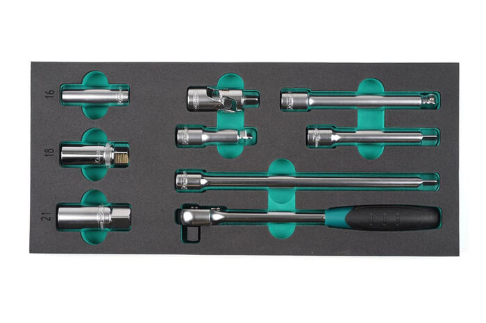 Muciņu komplekts, 1/2", 9 gab., K26054