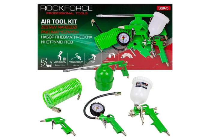 Pneimatisko instrumentu komplekts Rockforce RF-SGK-5, 600
