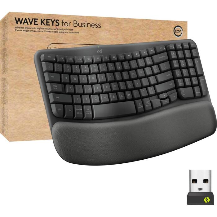 Logitech LOGI Wave Keys Business GRAPHITE