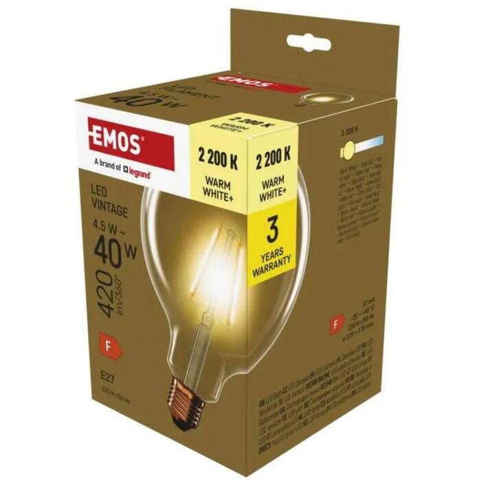 Emos LED spuldze Vintage G125 Z58032