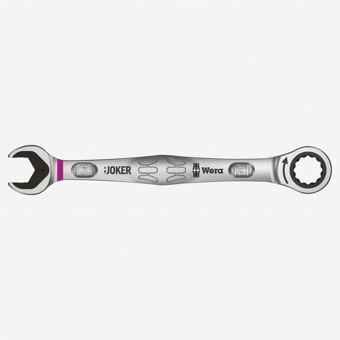 Wera 05073274001 Joker комбинированный ключ, 14мм, трещоточный, 80 зубьев, угол возврата 30° (05073274001)