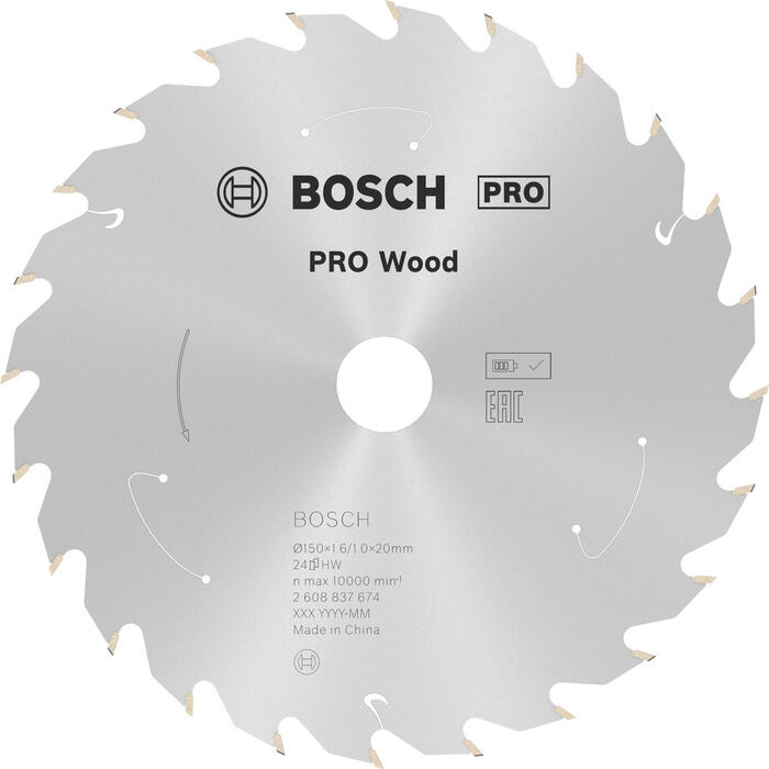 Standard for Wood 150x20/16x1.6/1.0x24T