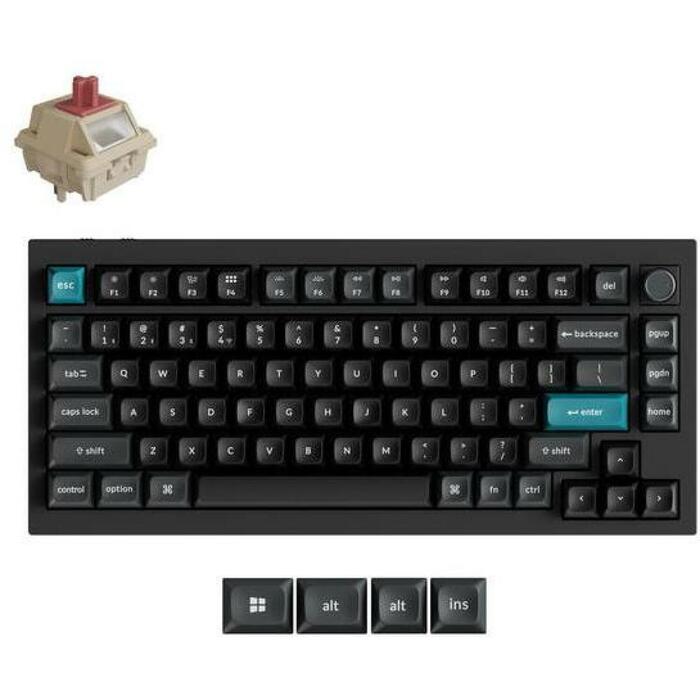 Keychron planšetdators Q1U-M1 75% bezvadu mehāniskā