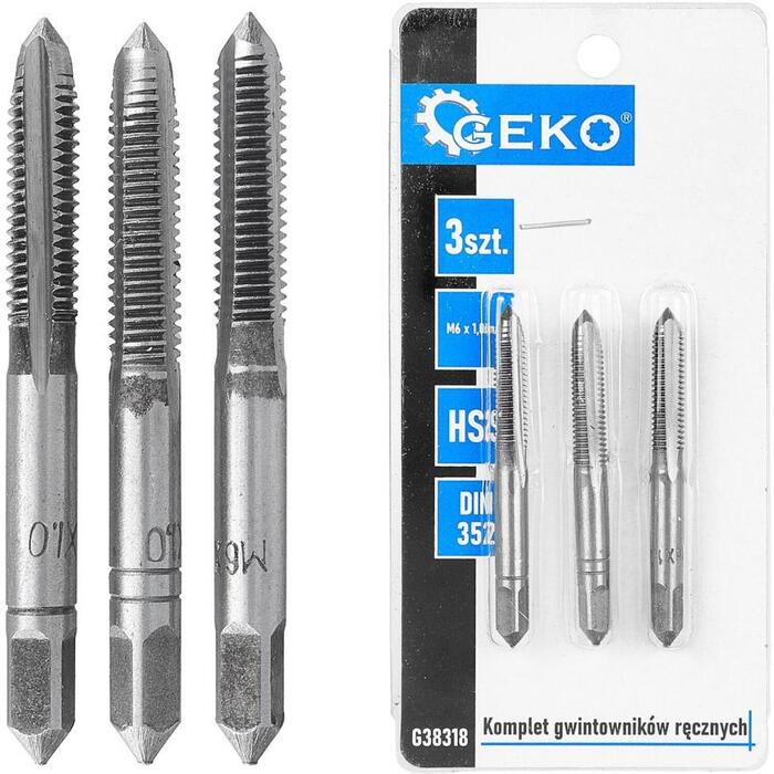 Geko Taps, G38318, M6x1,0mm, 3