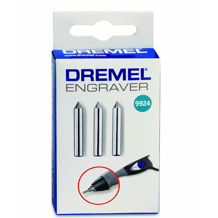 Gravēšanas uzgaļi, 3 gab. 26159924JA DREMEL