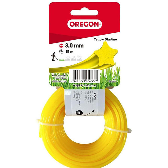 Trimmeraukla Yellow Starline 3.0mm x