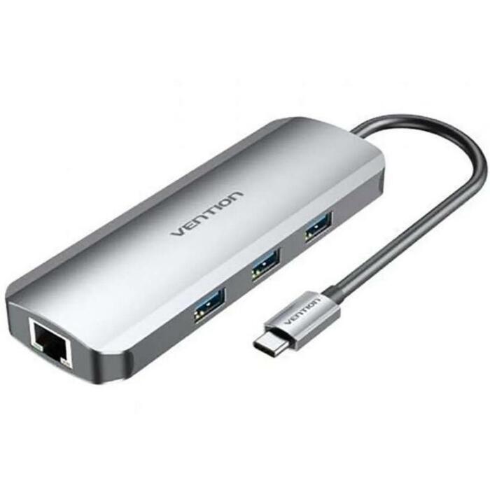 Vention USB centrmezgls TOLHB, 1 RJ45