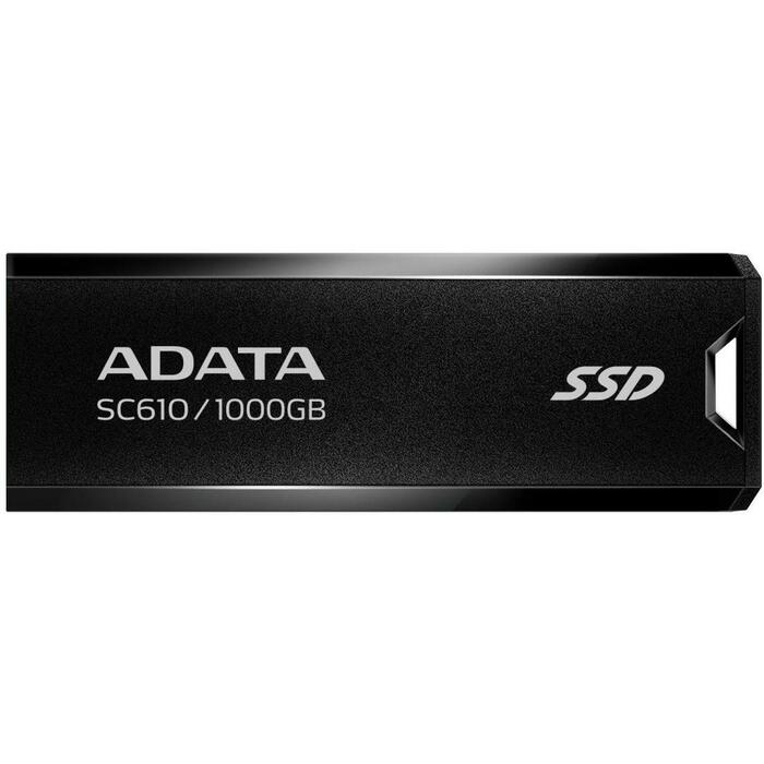 Adata SSD ārējais SC610-1000G-CBK/RD, 1TB, USB