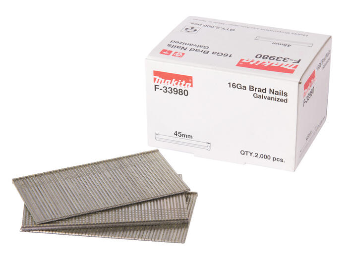 Tapiņnaglas 1,6X45mm 16ga 2000gab AF600