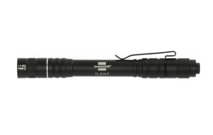 Brennenstuhl TL100F 1173750002, карманный фонарь, 180lm, 6500K, 2xAAA, IP54, алюминий, 40g (1173750002)