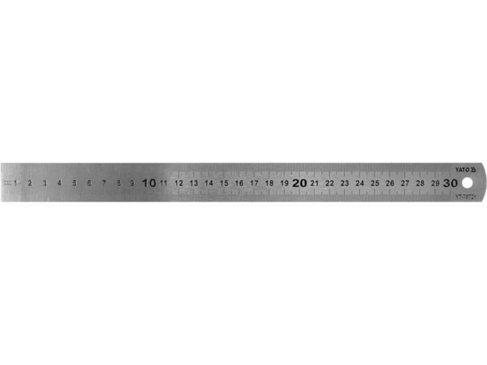 Yato lineāls YT-70721, 300mm, 25mm, 1mm