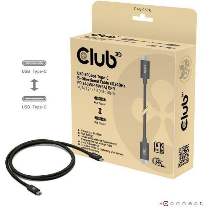 Club3D dokstacija CAC-1570 USB-C uz USB-C