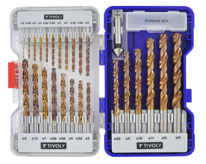 Urbju komplekts metālam HSS FURIUS 2-13mm