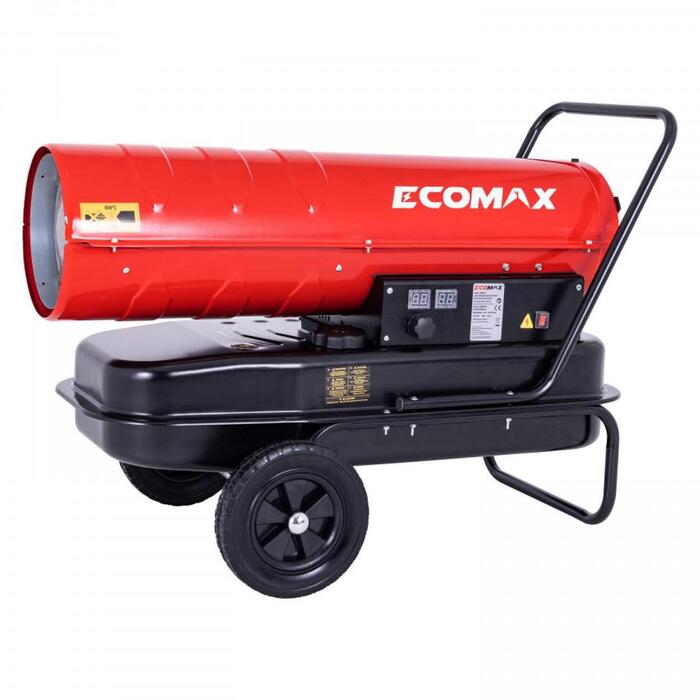 Ecomax dīzeļdegvielas sildītājs EMH300030E EMX, 30kW, 33L, 250m2, 720m3/h, 102000BTU, 220-240V, 2.8L/h, 11h, 63dB, IPX4 (EMH300030E&EMX)