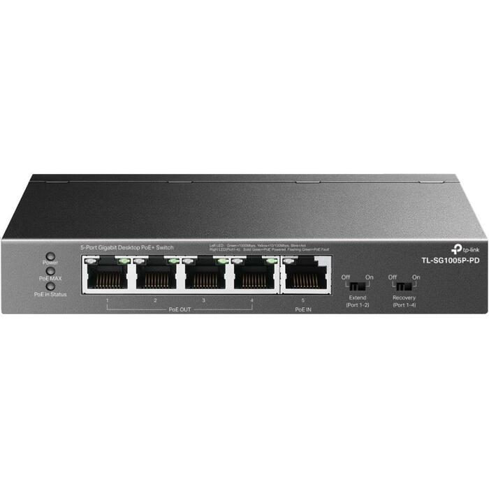 TP-Link TL-SG1005P-PD tīkla pārslēdzējs 5-portu Gigabit