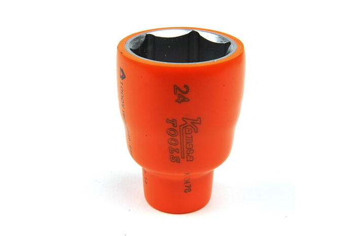VDE Muciņa 3/8", K10475, KAMASA TOOLS, 6-pieces, 17mm izmērs (K10475)