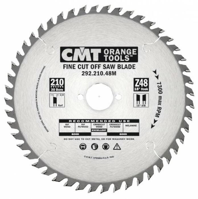 Cmt Zāģripa kokam 292.160.40H, 160mm, 20mm, 40, 2,2mm, 1,6mm, 10°, 15° ATB (292.160.40H)