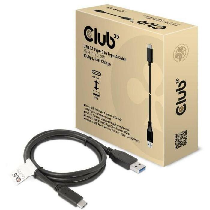 Club3D kabelis USB 3.1 Type-C