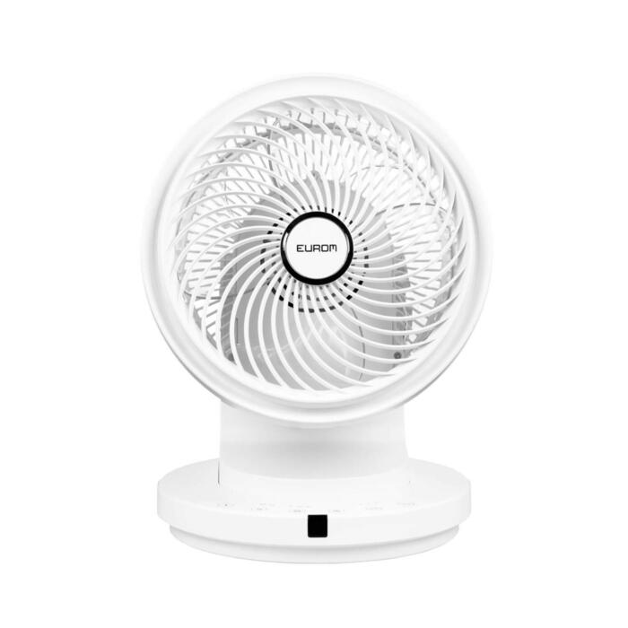 Galda ventilators mājai birojam un guļamistabai 60W 4 režīmi 3D oscilācija pults taimeris Vento 3D 384826 Eurom (384826)