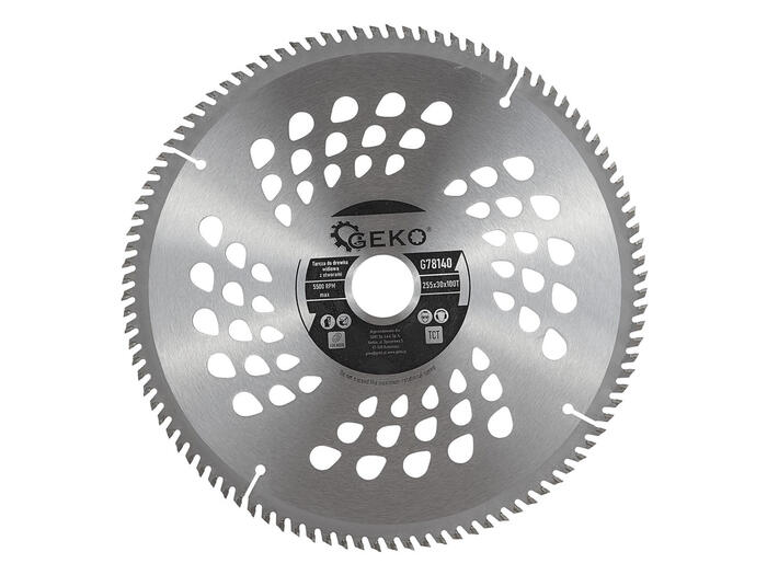 Geko G78140 ripzāģa asmens, 255x30x100T, volframa