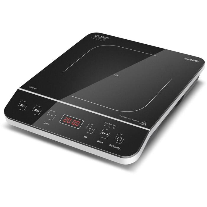Caso | Hob | Touch 2000 | Number of burners/cooking zones 1 | Touch | Induction | Black (02008)