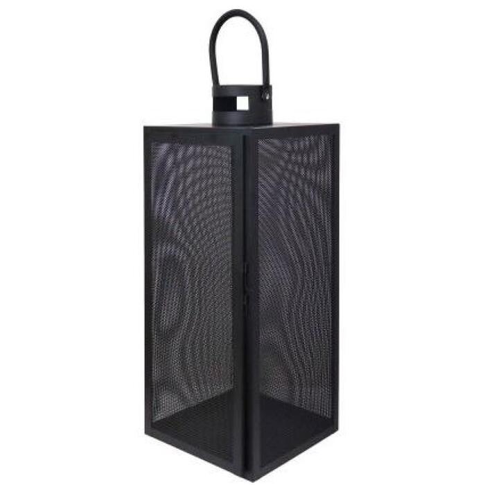 ArtFlow Laterna metāla Aura 21x20x53cm, melna