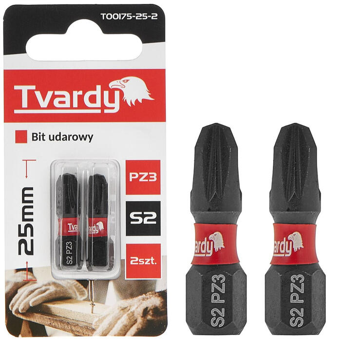 GEKO Ietekmes skrūvgrieža uzgalis PZ2 25mm