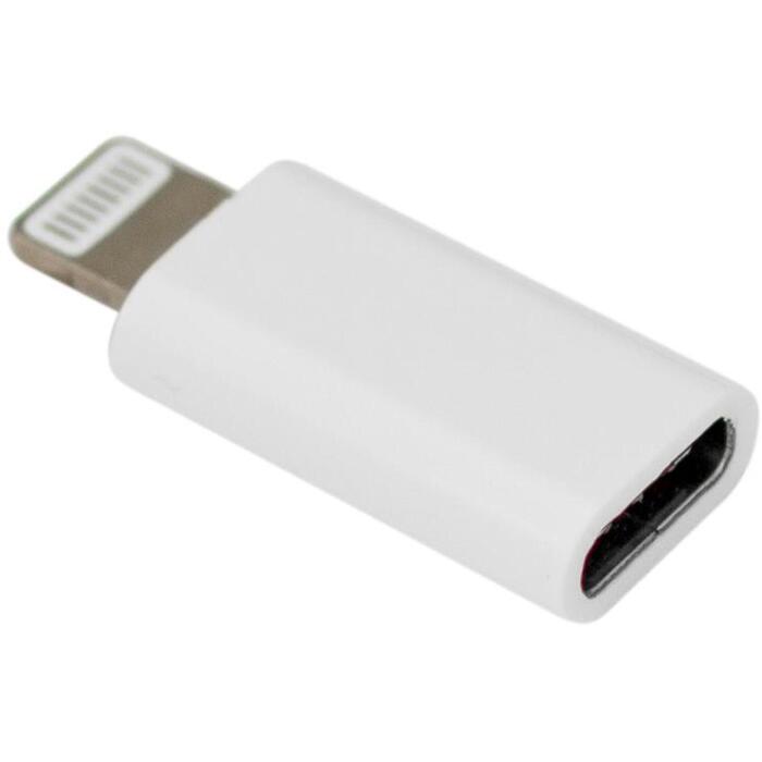 Sbox AD.IPH-TYPEC/R адаптер, IPH/8 M - TYPE-C F, 480 Мбит/с, белый (AD.IPH-TYPEC/R)