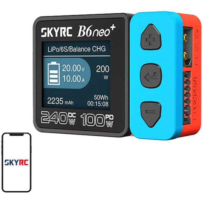 SkyRC B6neo+ lādētājs SK-100211-01, 240W, 126W