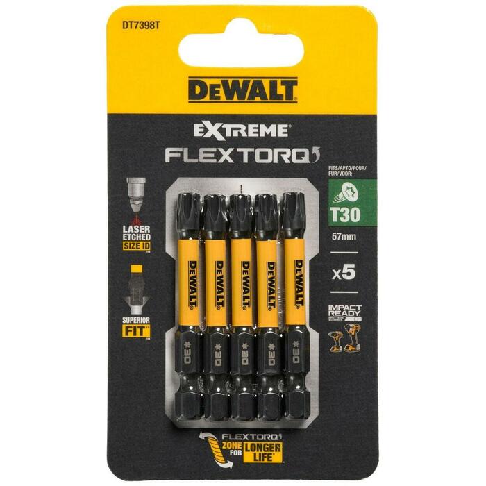 Dewalt skrūvgrieža uzgaļi DT7398T-QZ 57mm T30
