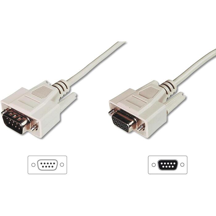 Digitus kabeļa pagarinātājs AK-610203-020-E, 2m, 9