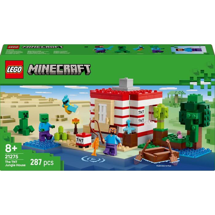 LEGO Minecraft TNT Džungļu māja 21275