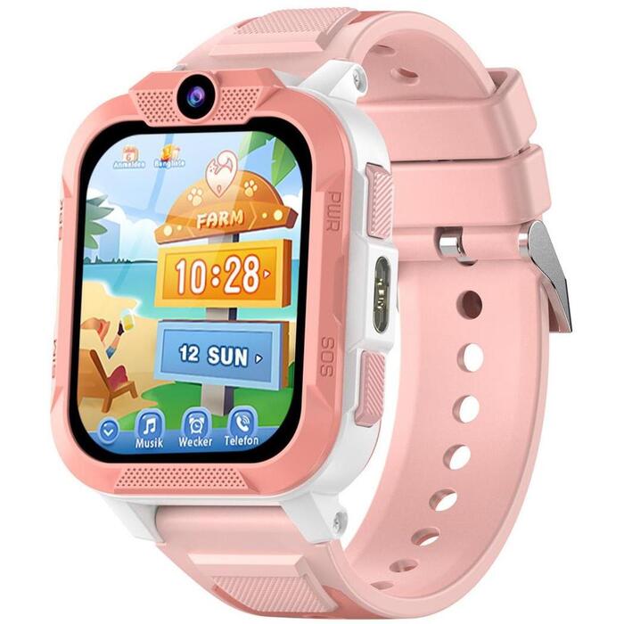 Blackview Умные часы Z40 PRO PINK, 850 mAh, 4G, GPS, WiFi, IP68, 1.85 дюйма TFT, 280x320 пикселей, SOS, встроенная камера (Z40 PRO PINK)