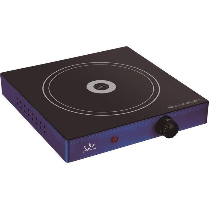 Jata V140 Blue, мини-плита, 1 зона, 2000 Вт, 18 см, 230 В, стеклокерамика, поворотное управление, термозащита (V140)