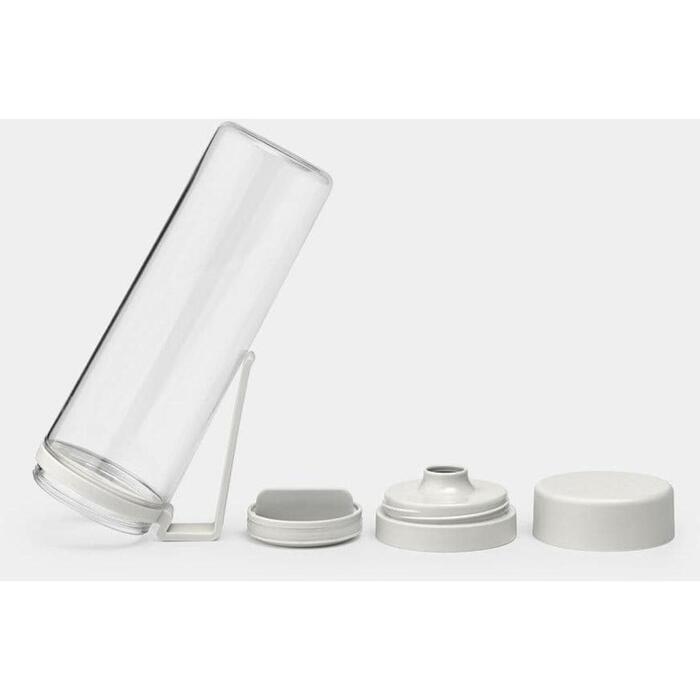 BRABANTIA Make & Take ūdens pudele ar sietiņu, light grey (202421)