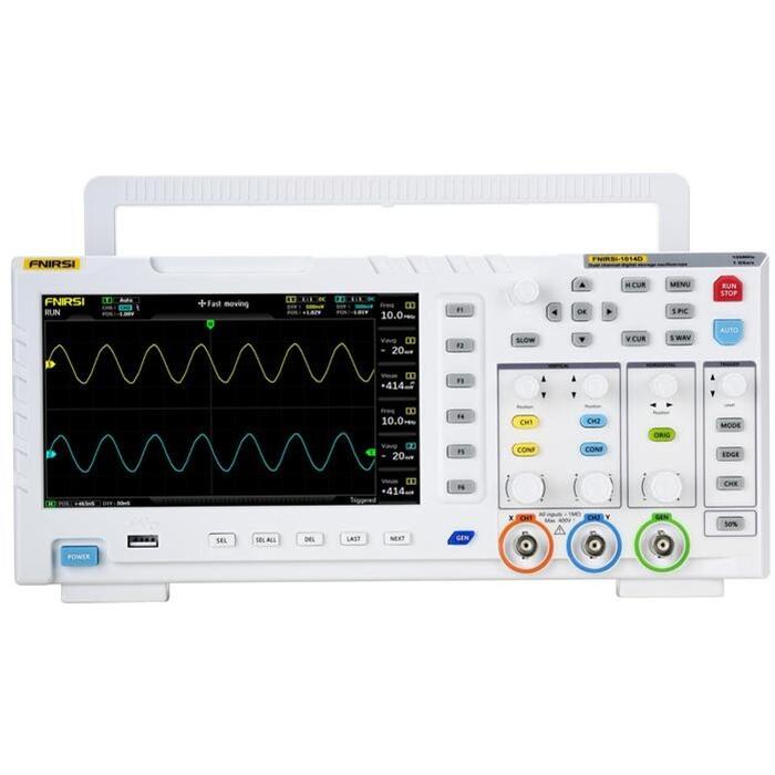 Fnirsi 2-in-1 osciloskops 1014D, 100MHz, 1GSa/s