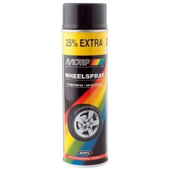 Riteņu aerosols Wheel Spray Melns 500ml