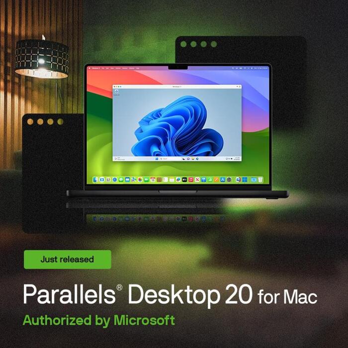 Parallels Рабочий стол 20 ESD, ESDPD20EU, MacOS, бессрочная лицензия, осталось 6 ключей (ESDPD20EU)