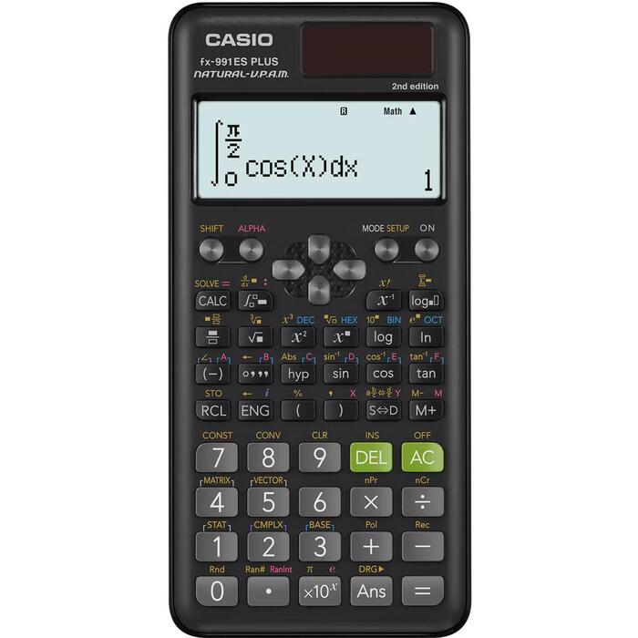 Casio zinātniskais kalkulators FX-991ESPLUS-2, 417 funkcijas