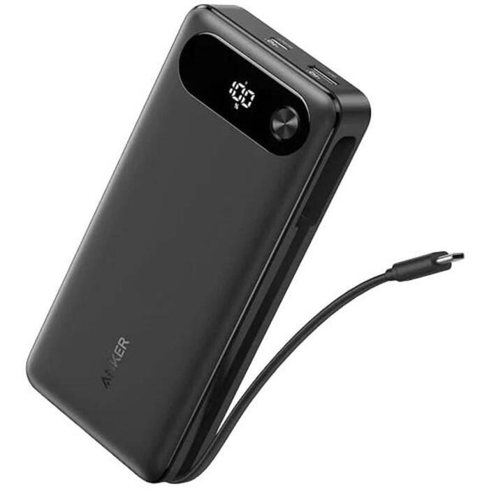 Anker Power Bank A1383H11, 20000 мАч, 65W, черный (A1383H11)