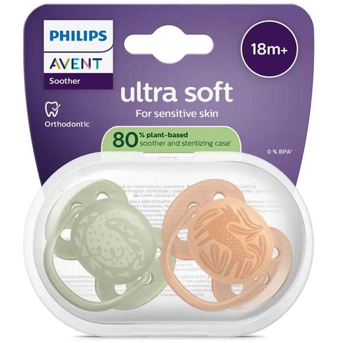 Philips Avent māneklītis Ultra soft Neutral, 18M+ (2 gab) (SCF093/06)