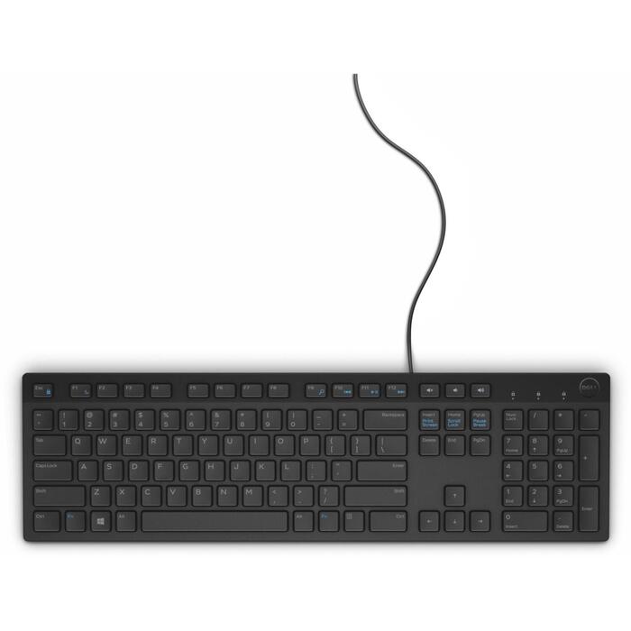 Dell klaviatūra KB216 580-ADGR, USB, melna