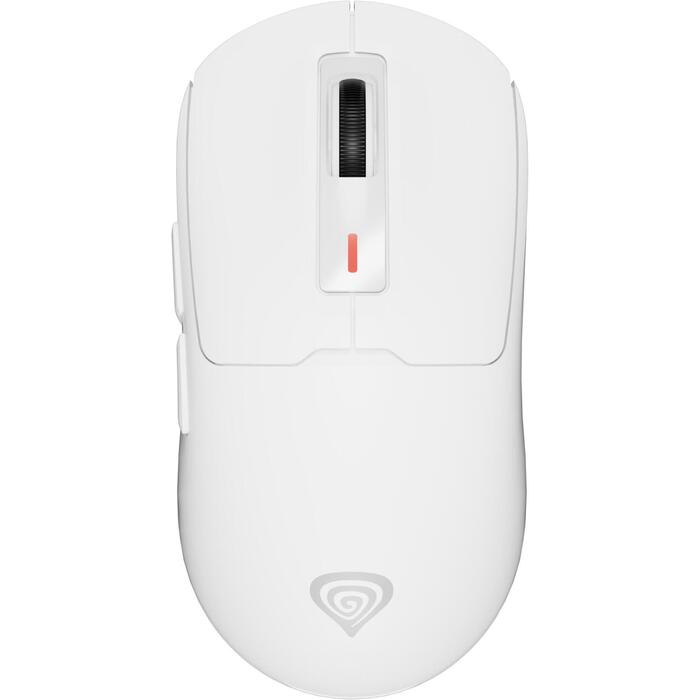 Genesis Zircon 660 PRO pele, NMG-2194, 26000 DPI, 6 pogas, optiskā, 2.4 GHz, Bluetooth 5.0, USB, balta (NMG-2194)