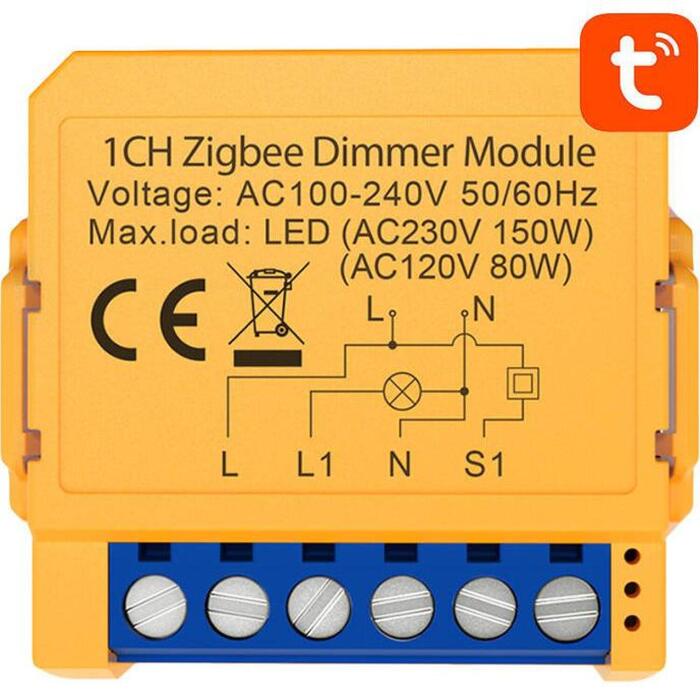 Avatto ZDMS16-2 viedais slēdzis, ZigBee Tuya